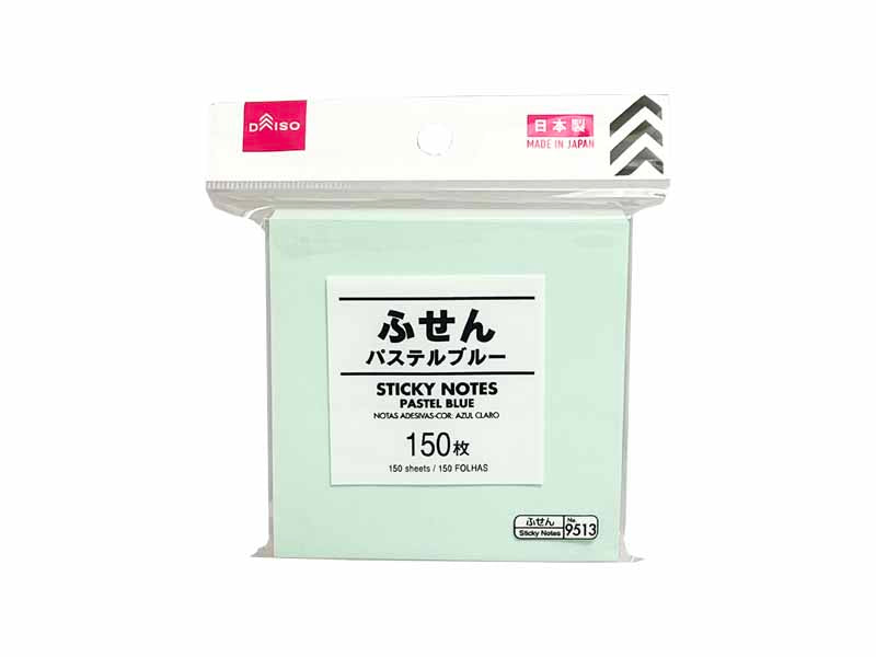 ふせん（１５０枚、パステルブルー） ダイソー(DAISO)