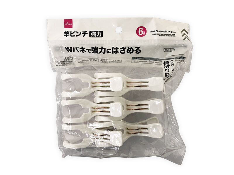 強力竿ピンチ（６個） ダイソー(DAISO)