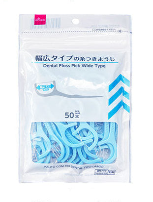 糸つきようじ（幅広タイプ、５０本） ダイソー(DAISO)