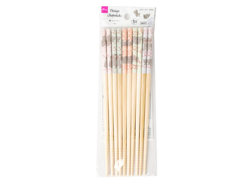 箸（キャット、５膳） ダイソー(DAISO)