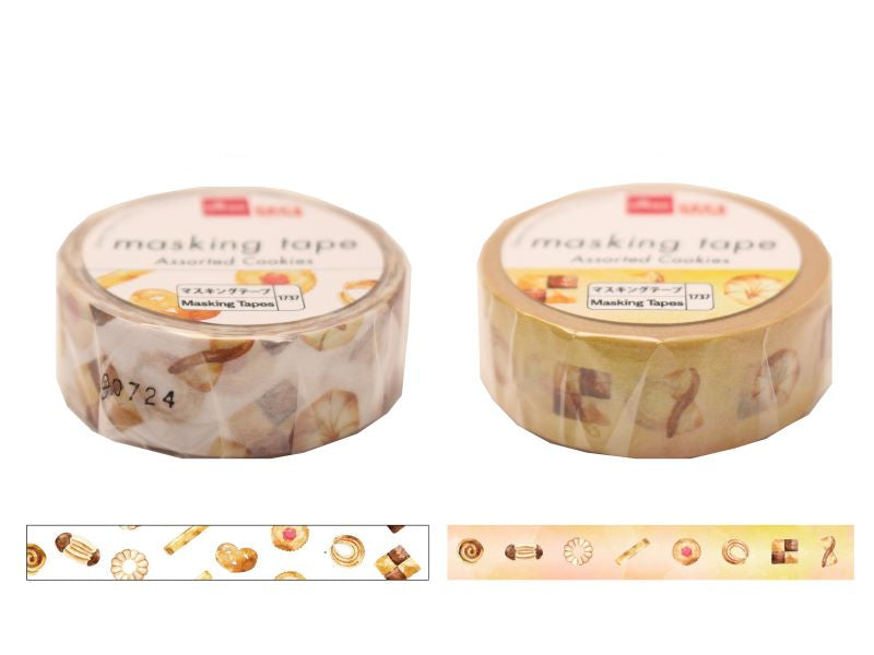 マスキングテープ（いろんなクッキー） ダイソー(DAISO)