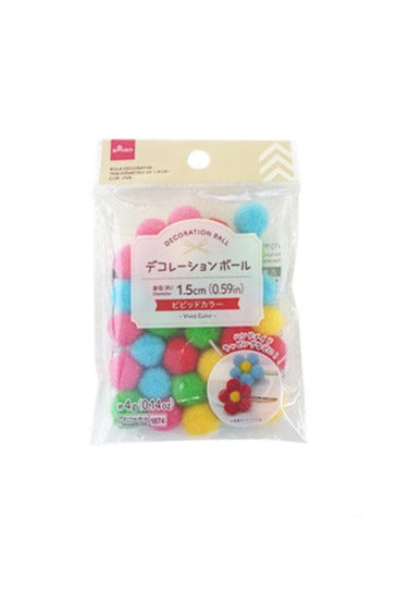 デコレーションボール（ビビッドカラー） ダイソー(DAISO)
